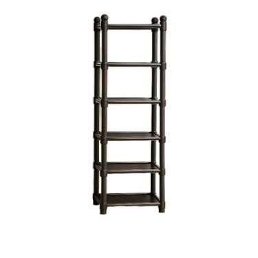 Imagem de Prateleira Organizadora, Estante Modular Móvel Organizador 6, 3 Prateleiras Multiuso Grande Reforçada Resistente Compacta(Preto 6 Níveis)