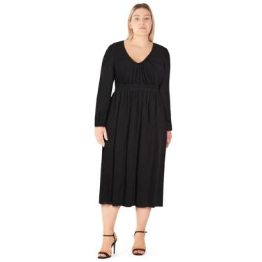 Imagem de City Chic Vestido feminino plus size - Dayana Maxi, Preto, 54