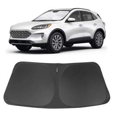 Imagem de Para-brisa Protetor solar personalizado adequado para Ford Escape 2020 2021 2022 2023 2024 2025 Ford Escape Acessórios Protetor solar dobrável Protetor solar protege o carro de raios solares e danos