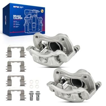 Imagem de KAX Conjunto de pinça de freio a disco adequado para Elantra 2011-2012 1,8L, Elantra 2013-2016, Elantra Coupe 2013-2014, lado frontal