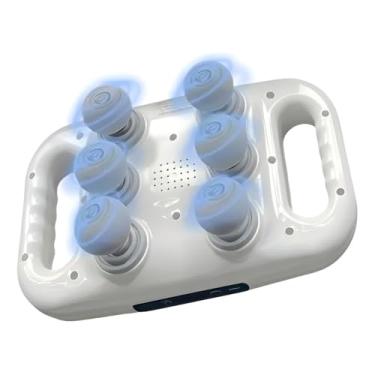 Imagem de Massageador Corporal Elétrico Profissional, 6 Cabeças Intercambiáveis, 3 Velocidades, Bateria 2000mAh, 9 Níveis de Intensidade, 120min Autonomia