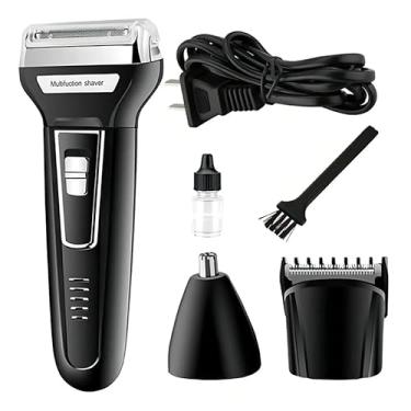 Imagem de Máquina de Barbear KM6559 3 em 1 – Praticidade para o Dia a Dia Recarregável