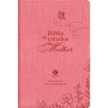 Imagem de Biblia De Estudos Da Mulher Rosa