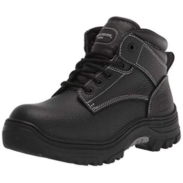Imagem de Skechers Bota industrial masculina Burgin-Tarlac, Preto, 9 Wide
