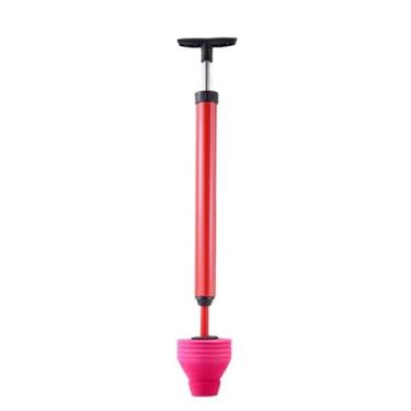 Imagem de Desentupidor de Vaso Pia Sanitário Alta Pressão Bomba de Sucção Borracha 150mm Profissional 180° Flexível