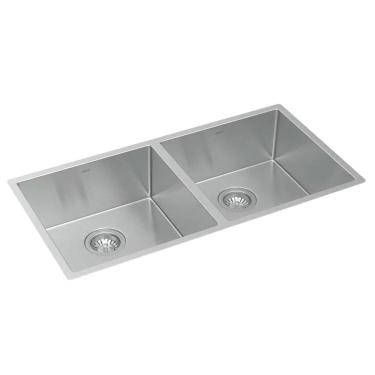 Imagem de Cuba De Cozinha Retangular Dupla Deca 80x40cm CC.670.80 Inox