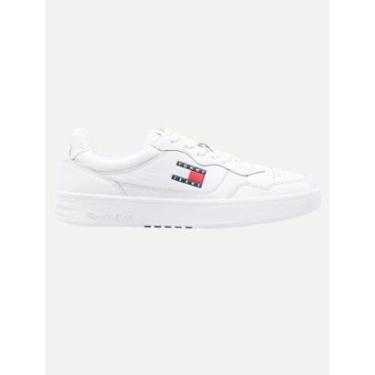 Imagem de Tênis Tommy Jeans Masculino Cupsole Leather Branco-Masculino