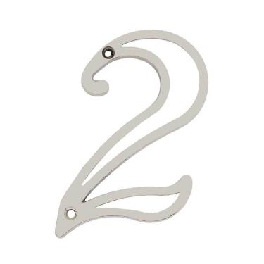 Imagem de Número Residencial Em Zamak Niquelado 2 - 95707 - Silvana