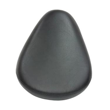 Imagem de Generic Selim largo para bicicleta elétrica, ideal para exercícios em ambientes internos. Feito em couro PU impermeável, preto, espesso e a