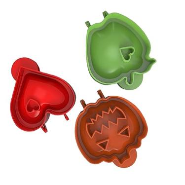 Imagem de ZJchao Mini Molde de Torta Manual de 3 Peças, Corte Em Forma de Dobradiça de Bolso e Massa de Vedação para Recheios Doces ou Salgados, Com Material ABS para Assar Biscoitos e Doces