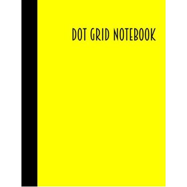 Imagem de Dot Grid Notebook: Sketchbook A4 DOTTED Journal 120 Dot Grid Paper Pages Luxurious MATTE Cover Notebook 8.5 x 11 Cool YELLOW Gift For Adults or Kids ... Drawing and Sketching, Bullet Journaling)