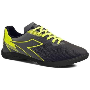 Imagem de Chuteira Unissex Diadora Mondiale III Futsal Cinza-Unissex