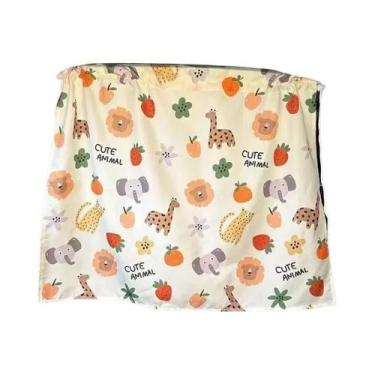 Imagem de Protetor Solar Universal Para Janela Lateral De Carro Com Ventosa De D