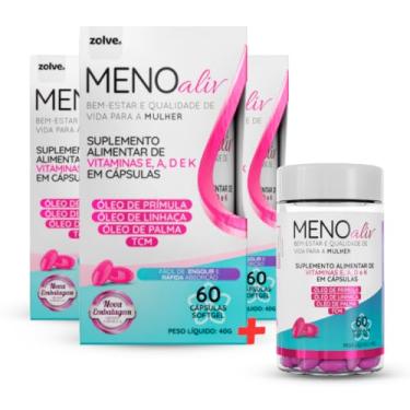 Imagem de Meno Aliv® 4pt - Bem-Estar Vitalidade - 60 Cápsula