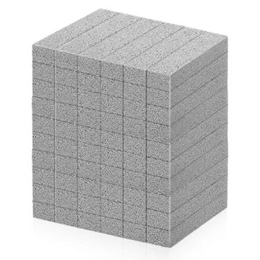 Imagem de AOKLIT 60 peças de pedra-pomes para limpeza de vaso sanitário, almofada de esfregão de pedra-pomes, removedor de manchas de água dura, pedras de limpeza para vaso sanitário, fogão, forno, banheiro