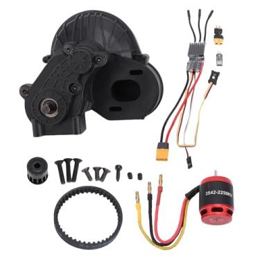 Imagem de RiToEasysports Motor Sem Escova, Motor Outrunner Sem Escova 2250kv 80a Esc Combo Am32 Esc Com Caixas de Engrenagens para Drones de Carro Crawler 1/10 1/8 Rc