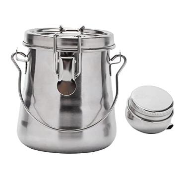 Imagem de GLOGLOW Ferramenta de Limpeza de Pincel de Pintura, Arruela de Escova de Aço Inoxidável Com Contas de Limpeza e Espremedor para Pintura a óleo Acrílica, Conjunto de 2 Peças, Altura de 4,1 Polegadas