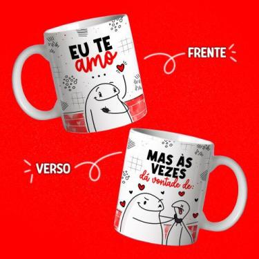 Imagem de Caneca Flork Casal - Eu Te Amo Mas As Vezes Da Vontade De... - Live!