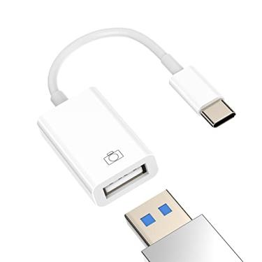Imagem de Adaptador Usb-C Para Usb-A 3.0 Otg Conversor Acessórios Tipo Thunderbolt Porta De Mouse Hub Cabo Compatível Com Samsung Macbook Pro Iphone15 Max Plus Ipad 10, Air4/5, Mini6