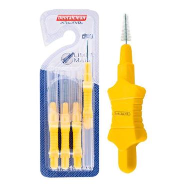 Imagem de Kit Anual 4 Escovas Interdental Para Aparelho Cônica Próteses Implantes Dentalclean