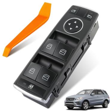 Imagem de Dacall Interruptor elétrico para janela serve para Mercedes-Benz B250, CLA250, CLA45 AMG, ML350, GLA45 AMG, GLA250, GL350, GLE350 (2013-2017), lado esquerdo do motorista, substitui 1669054300