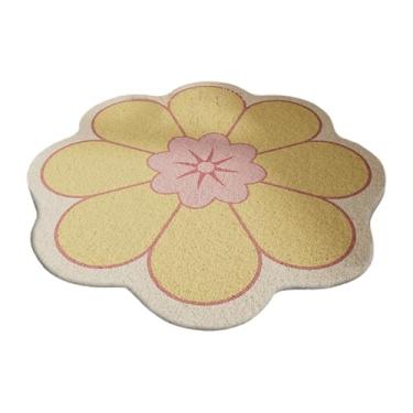 Imagem de Tapete de banho antiderrapante, tapete de banheiro antiderrapante | Tapete de banheiro de flores respirável de,Prático chuveiro tapete tapetes de banho para portas corredores