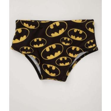 Imagem de Sunga Infantil Estampa Batman Warner Bros Tam 4 a 10-82321, 8, Preto