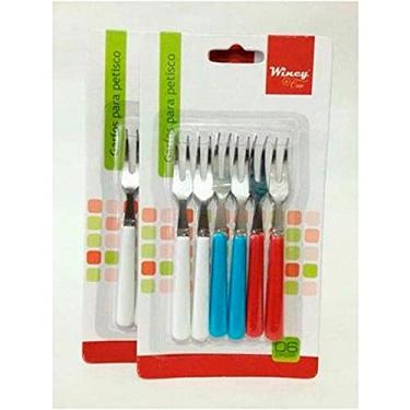 Imagem de Conjunto Garfos Petisco 10 Cm Pl Wincy 6 Unidades