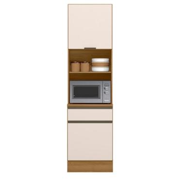 Imagem de Paneleiro Cozinha Duplo Etna Com 2 Portas 1 Gaveta E Rodapé Carvalho Oak-off White Carvalho Oak-off White