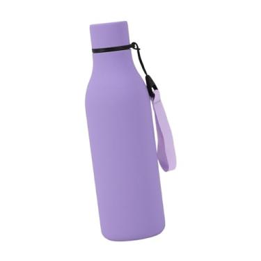 Imagem de Generic Garrafa Térmica Metálica de 550ml, Elegante e à Prova de Vazamentos, em aço Inoxidável com Parede Dupla, Ideal para Esportes ao Ar Livre, Viagem e Uso, Tolet