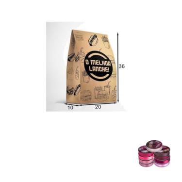 Imagem de Kit Saco SOS Impresso 10kg Com 50 Unidades + Fita Cetim 22mm x 50m