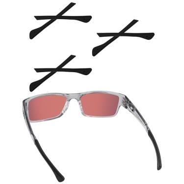 Imagem de Acefrog 3 pares de meias de silicone macio de substituição para óculos Oakley Airdrop OX8046 / Airdrop A OX8065 / Airdrop MNP OX8121 / Traildrop OX8104 Óculos de sol perfeitamente ajustados, preto