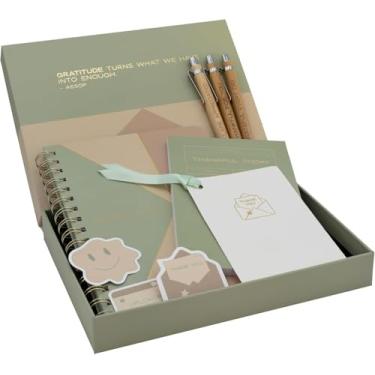 Imagem de Presentes de agradecimento de funcionários prontos para presentear - Presentes de boas-vindas e presentes de agradecimento para colegas de trabalho - Conjunto de papelaria com 9 itens - Presente de