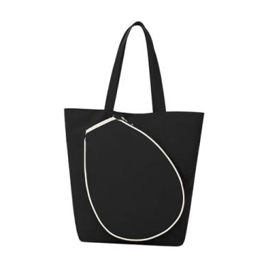 Imagem de Generic Bolsa de tênis impermeável para guardar raquetes em competições ao ar livre, Preto