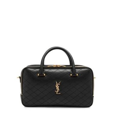 Imagem de Bolsa De Couro Acolchoada Lyia Saint Laurent