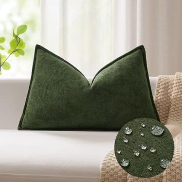 Imagem de Kevin Textile Capa de almofada lombar 30,5 x 50,8 cm, 1 pacote com 1 almofada macia texturizada decorativa retangular à prova d'água para sofá, cadeira, cama, decoração de casa, ambientes internos e