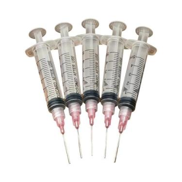 Imagem de Seringa de enchimento de tinta premium 5ML/CC com ponta de agulha sem 