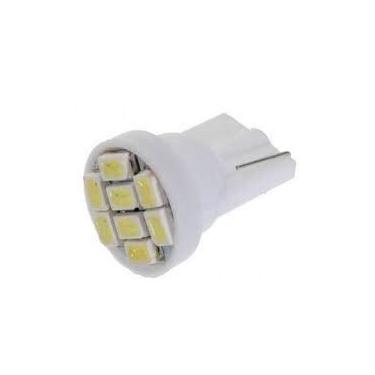 Imagem de Kit 50 Lâmpadas Led T10 8 Led Farol Lanterna 2821 Pingão