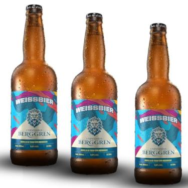Imagem de Cerveja Berggren de Trigo Weissbier 500ml - 3 unidades