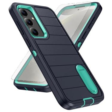Imagem de Asuwish Capa de celular para Samsung Galaxy S24 Plus/S25 Plus S24+ S25+ 5G Capa de celular com protetor de tela Kickstand Slicone Hard Holder S24Plus 24S + S 24 24+ S25Plus 25S 25+ SM-S936U Mulheres