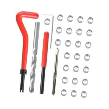 Imagem de Kit De Reparo De Rosca Métrica Com 30 Peças M3 M4 M7 M9 M11 Helicoil, 