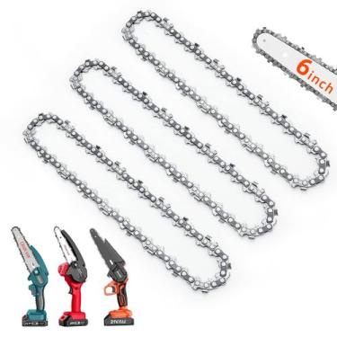 Imagem de Cadena de Repuesto para Motosierra Mini Seesii de 6 Pulgadas, Paquete 