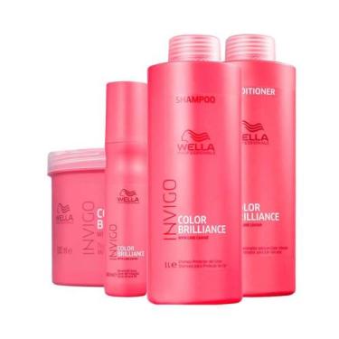 Imagem de Wella Professionals Invigo Color Brilliance Shampoo + Condicionador 1L
