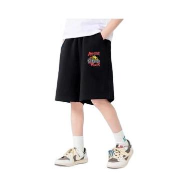 Imagem de Shorts De Algodão Para Meninos Com Estampa De Astronauta, Tamanhos De 