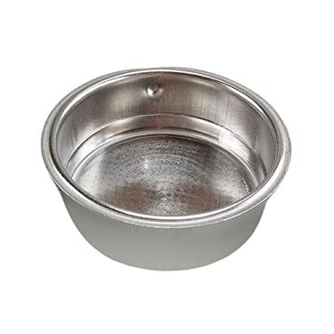 Imagem de Cesta de filtro de café para 2 xícaras, acessórios para máquina de café, tigela portátil de aço inoxidável com filtro de café de camada dupla