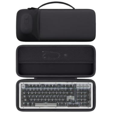 Imagem de co2CREA Capa rígida para teclado Logitech Alto Keys K98M (capa preta)