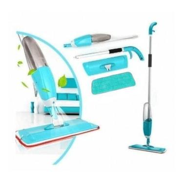 Imagem de Mop Spray Magico Esfregão Com Reservatorio Rodo De Limpeza Microfibra 