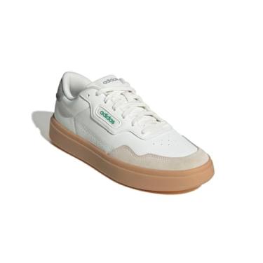 Imagem de adidas Park St 2.0 Tênis masculino, Branco/verde cortês/chiclete, 5