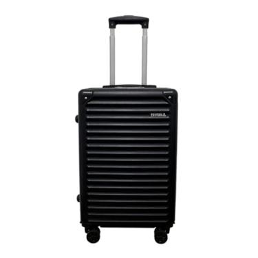 Imagem de Mala de Viagem Média 15kg ABS 21 Pol com Cadeado Rodas Duplas 360° para Despachar(N21 (m5-Azul) ate 15kg)