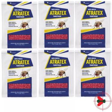 Imagem de 6 Atratex T Isca Com Atrativo Sexual Para Moscas Sachê 25g
